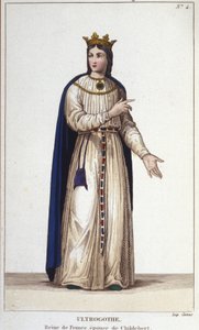 Ritratto di Ultrogota Regina di Francia e moglie di Childeberto I da Unknown artist