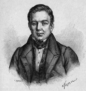 Ritratto di Villemain, professore e politico francese (1790-1870) da Unknown artist