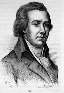 Ritratto di William Pitt il Giovane (1759-1806), ex ministro britannico. da Unknown artist