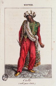 Ritratto di Winter, in Otello, opera di Gioacchino Rossini da Unknown artist