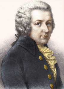 Ritratto di Wolfgang Amadeus Mozart (1756-1791) da Unknown artist