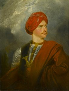 Ritratto di un uomo in costume orientale (c.1835-40) da Unknown artist