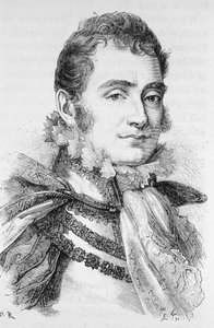 Ritratto del Duca di Berry (1778 - 1820). Incisione della fine del XIX secolo in 