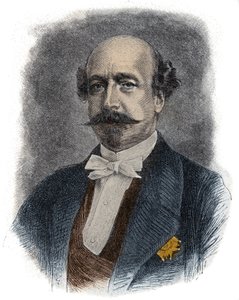 Ritratto del finanziere e politico francese Charles de Morny detto Conte di Morny (o Duca) (1811-1865) fratellastro di Napoleone III da Unknown artist