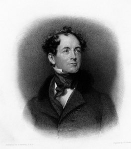 Ritratto del poeta irlandese Thomas Moore (1779-1852)