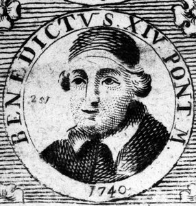 Ritratto di Papa Benedetto XIV (1675-1758)