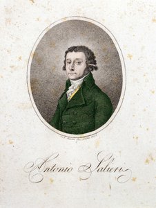 Ritratto del compositore Antonio Salieri (1750 - 1825) da Unknown artist