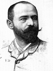 Ritratto del drammaturgo Alfred Hennequin (1842-1887) da Unknown artist