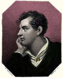 Ritratto del poeta George Gordon Byron (1788-1824) da Unknown artist