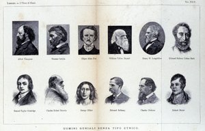 Ritratti di diversi uomini di genio. Studio apparso in L