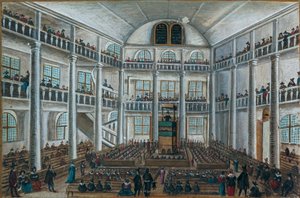 Chiesa protestante di Charenton, da Liber Amicorum, Spira da Unknown artist