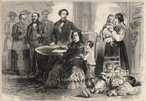 Regina Isabella II di Spagna (Isabella di Borbone) (1830-1904) e Francesco d