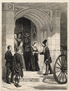 La regina Vittoria riceve lo Scià di Persia (Naser al-Din Shah Qajar) all