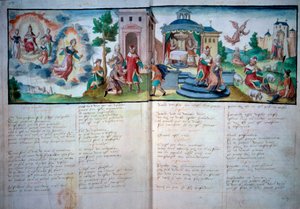 Teatro religioso: Passione e Resurrezione rappresentate a Valenciennes nel 1547 da Unknown artist