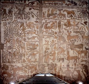 Rappresentazione di Alessandro Magno (356-323 a.C.), re di Macedonia e conquistatore della Persia, circonda la fauna indiana durante la conquista dell