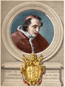 Rappresentazione di Papa Pio VII (1800-1823) da Unknown artist