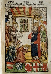 Rappresentazione del Concilio di Costanza (1414-1418) da Unknown artist