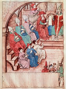 Rappresentazione del Concilio di Costanza tra il 1414 e il 1418 da Unknown artist