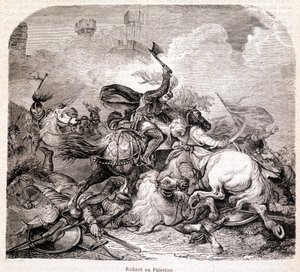 Riccardo in Palestina. Illustrazione in 