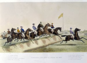 Equitazione: vincitori dello Steeple - in "il Centauro" da Unknown artist