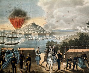 Risorgimento - Spedizione dei Mille di Giuseppe Garibaldi - Assedio di Gaeta da Unknown artist