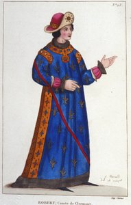 Roberto di Francia, Conte di Clermont (1256-1318). Principe Capetingio. da Unknown artist