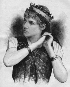 Rose Caron (1857-1930), cantante francese in Salammbo di Louis Etienne Ernest Reyer nel 1892