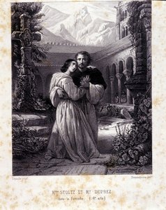 Rosina Stoltz e Gilbert Duprez nell