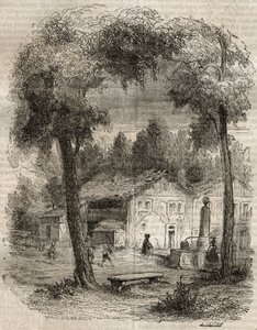 Rousseau a Motiers (Canton Neuchatel) - Illustrazione per le 