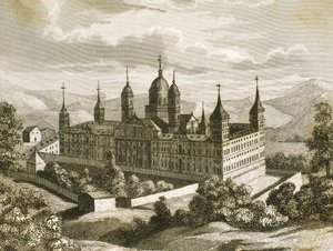 Monastero Reale di San Lorenzo de El Escorial, provincia di Madrid, Spagna