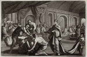 Bibbia di Royaumont, Nuovo Testamento: Abito nuziale. Parabola di un re che fece il matrimonio di suo figlio, dal quale respinse un uomo che non aveva l