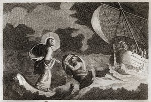 Bibbia di Royaumont, Nuovo Testamento: San Pietro cammina sull