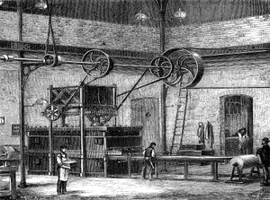Vulcanizzazione della gomma con sistema a vapore secco (incisione) da Unknown Artist