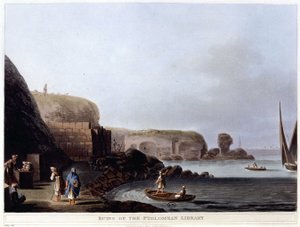 Rovine della Biblioteca Tolemaica di Alessandria - in "Vedute in Egitto, Palestina e altre parti dell