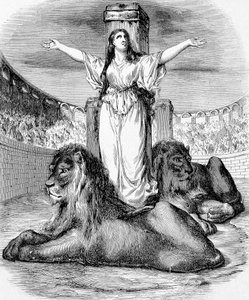 Santa Blandina, giovane schiava cristiana, martirizzata nell