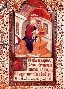 San Marco Miniatura da "Le Ore di Edoardo I (Duarte) del Portogallo (1391-1438)" 15° secolo Lisbona, Torre do Tombo da Unknown artist