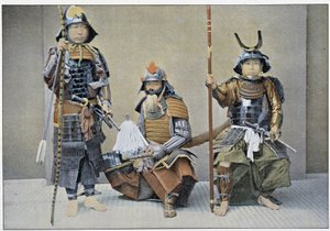 Gruppo di samurai, fine XIX secolo