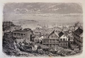 Baia di San Francisco (California) - in "Il giro del mondo" da Unknown artist