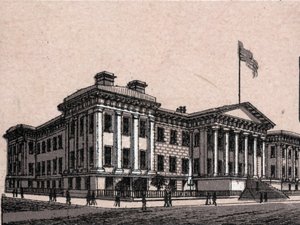 San Francisco, USA: vista della Zecca degli Stati Uniti in "Il mondo illustra 168 vedute" da Unknown artist