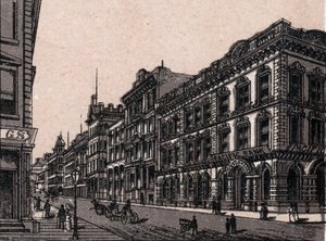San Francisco, Stati Uniti: vista di Pine Street da Unknown artist
