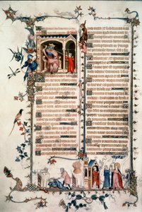Saul che minaccia Davide, Caino che uccide Abele, Allegorie dell