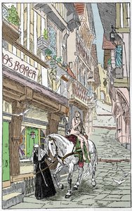 Leggenda sassone: Godiva (Lady Godiva o Godgifu), una donna sassone che, all