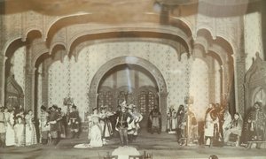 Scena della pièce teatrale "Il falso Dmitri" di Aleksandr Nikolaevič Ostrovskij
