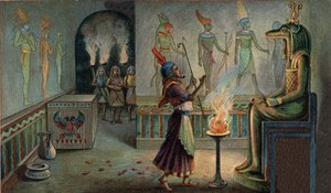 Scene di Regni Scomparsi: Cerimonie Funebri nei Mausolei Egiziani da Unknown artist