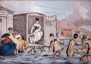 Bagni di mare a Brighton - XIX secolo, B.N. da Unknown artist