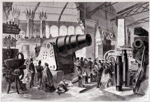 Sezione di Metallurgia Prussiana (Cannone) nella Galleria delle Macchine da Unknown artist