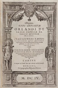 Spartito dei Psalmi Poenitentiales di Roland de Lassus (1604) da Unknown artist