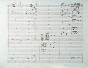 Pagina di spartito della Grande sinfonia (op. 8) di Carl August Cannabich da Unknown artist