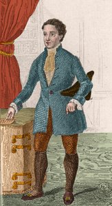 Secolo dei Lumi: ritratto di Denis Diderot (1713-1784), scrittore e filosofo francese. Incisione del 1876 da Unknown artist