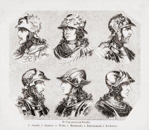 Sei re visigoti di Spagna da Unknown artist